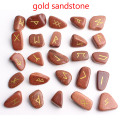 25pcs gold sandstone