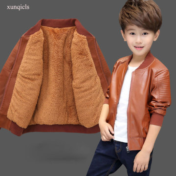 2-15year Winter Children Boys Jackets with Velvet Kids Clothing Warm Jacket Coats Outwear Thicken Boy Clothes
