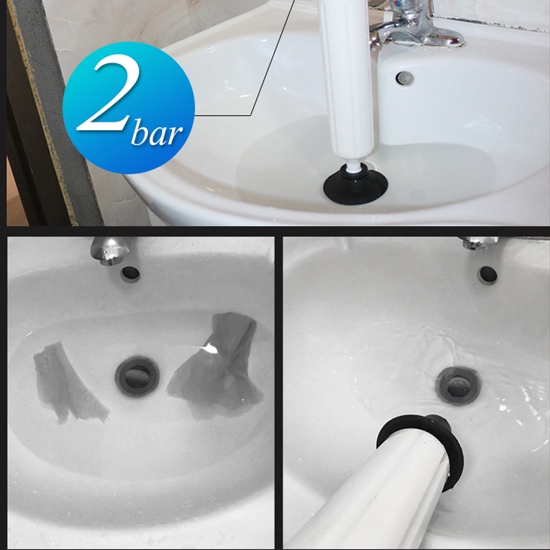 The latest powerful high-pressure bathroom toilet pipe dredger Sink Pipe Clogged Remover Toilet Dredge Sewer Pipeline Blockage