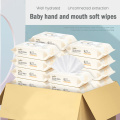 3Packs/Lot Newborn Baby Wipes 80Pcs With Lid Baby Wet Wipes For Baby's Hand And Mouth Napkins Baby Stuff For Newborns