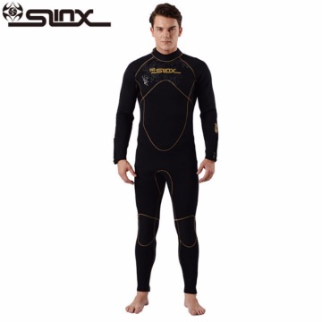 SLINX 5mm Neoprene Full Scuba Diving Fleece Lining Wetsuit Snorkeling Surfing Swimwear Jumpsuit Triathlon Microvillus Jellyfish