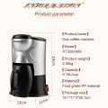 Coffee & Tea Maker Stylish Home Portable Fully Automatic Mini American Coffee Machine Black And Pink EU plug 220V