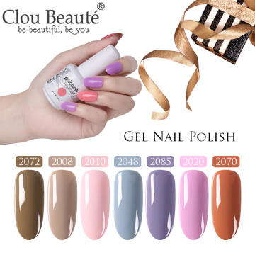 Clou Beaute 15ml Gel Polish Set All For Manicure Semi Permanent Vernis UV LED Gel Varnish Soak Off Gel Lacquer Nail Paint Gellak