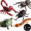 Infrared RC Remote Control Animal Toy Kit for Kids Adults Smart Cockroach Spider Snake Ant Prank Jokes Radio Insect for Boys