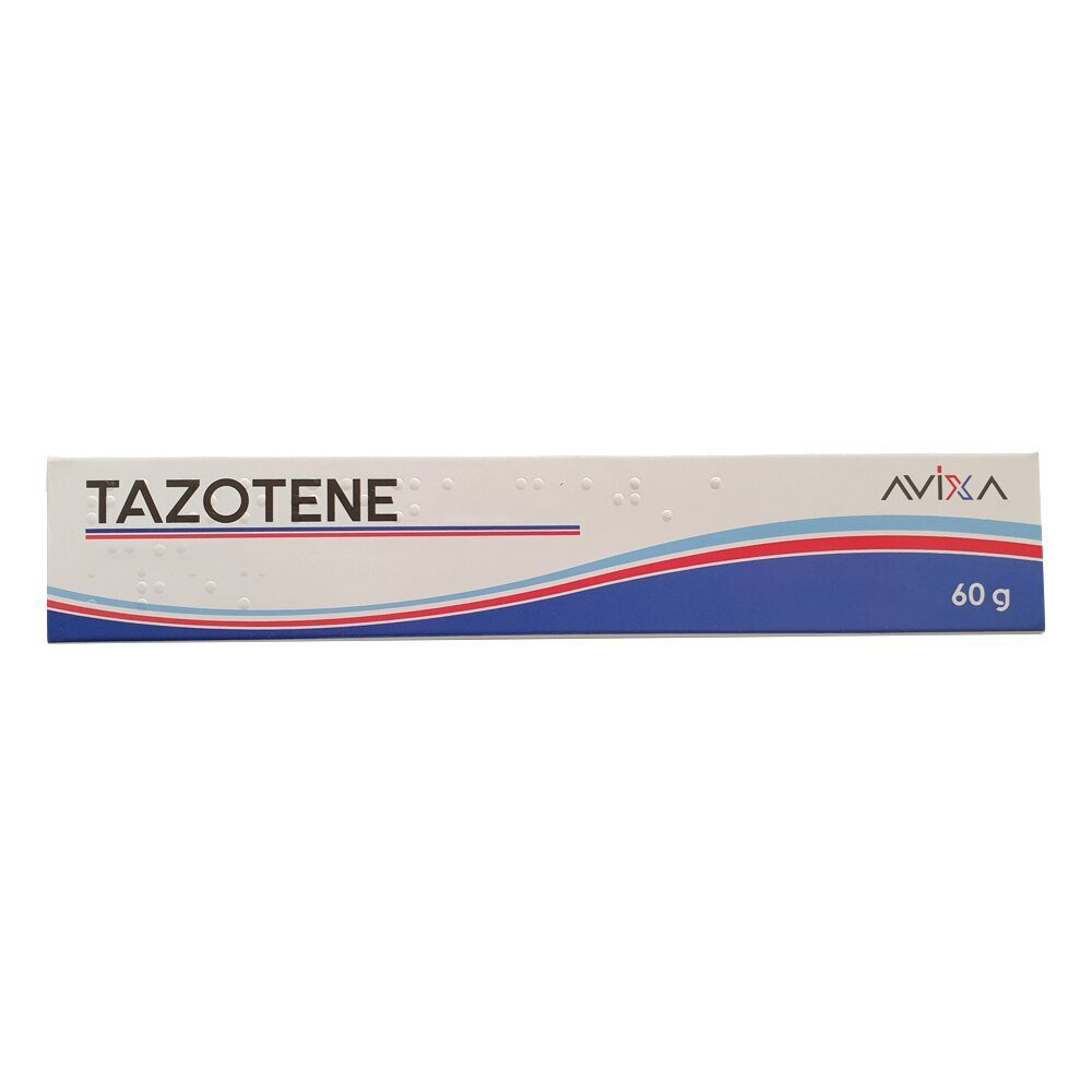 TAZOTENE Skin and Face – Acne, Vitamin A , stops Plaque Psoriasis, Acne Vulgaris, Itching, Scaling, Redness