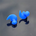 1 Pair Reuseable Silicone Spiral Waterproof Earplugs Dust-Proof Ear Environmental Sport Diving Water Sports Swimming Earplug
