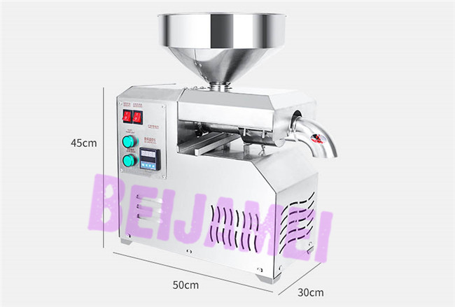 BEIJAMEI 220V Automatic Electric Food Oil Press Machine Multifunction Home Peanut Soybean rapeseed Tea seed Healthy Oil Maker