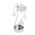 Rotary Spinning Tealight Candle metal Tea light Holder Carousel Home Decor Gift