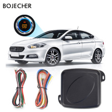 12V Car Alarm One Start Stop Button auto Engine Push No RFID Lock Keyless Entry System Lock Anti-theft System RU In Stock