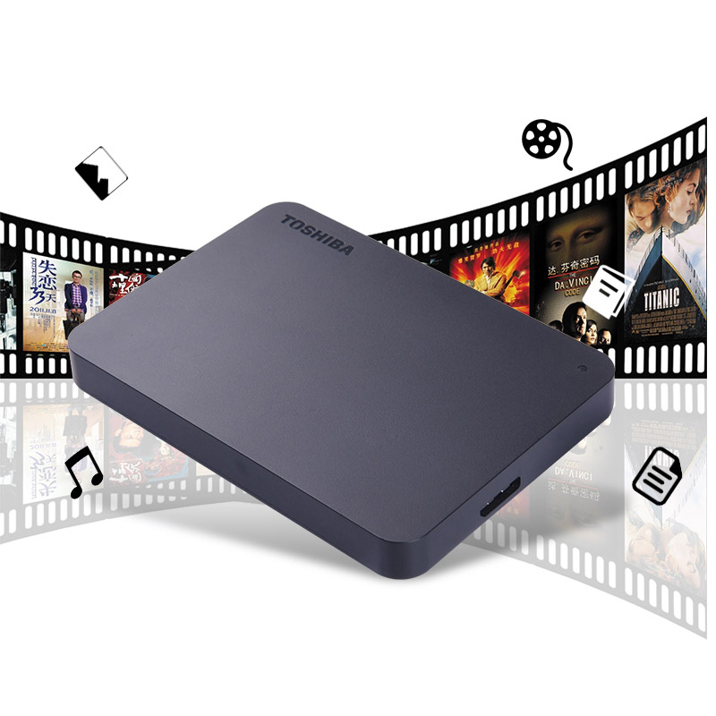 TOSHIBA Canvio Basics 3.0 Portable Hard Drive 1TB 2TB External Hard Drive HDD 2.5" HD Portable Storage Device USB 3.0 SATA3