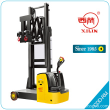 Xilin CDDRM electric narrow aisle stacker with crane