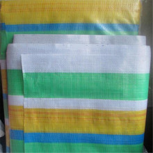 Stripe Tarpaulin Blue Polyethylene PE Tarpaulin Fabric