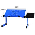 Foldable 360 Degree Adjustable Laptop Desk Computer Table Stand Tray For Sofa Bed Laptop Desk With Mouse Pad