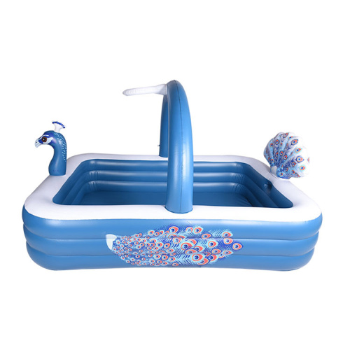 Inflatable Peacock Toys For Kiddie Splash Outdoor Pool for Sale, Offer Inflatable Peacock Toys For Kiddie Splash Outdoor Pool