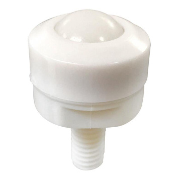 NL-15N 15mm POM Plastic Ball M8 Bolt Anti Rust Roller Wheel Castor Anti-corrsion ABS Nylon Ahcell Ball Transfer Unit Caster