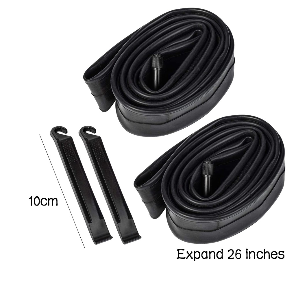 26inch Inner-Tubes Replacement MTB Bike Bicycle Tire Durable Bike Bicycle Tire Rubber Valve Inner Tube Bike Accessories 2Pcs#40