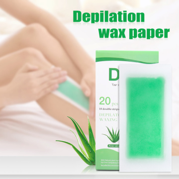 Professional Hair Removal Wax Strips Depilation Double Sided Tape Cold Wax Nonwoven Paper for Bikini Leg Body Face Depilation