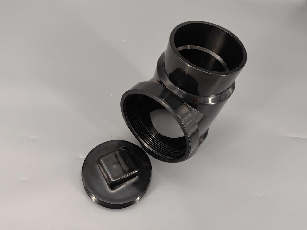ABS fittings FLUSH CLEANOUT TEE for Water Treatment
