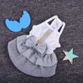 Cooling Summer Pet Buckle Dresses Dog Costumes Puppy Wedding Apparel Dress Spring Large Small Dogs Coats