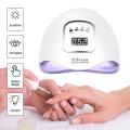 LED Nail Lamp for Manicure 114W/90W/54W Nail Dryer Machine UV Lamp For Curing UV Gel Nail Polish With Motion sensing LCD Display