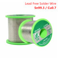 250g 500g 0.5/0.6/0.8/1.0/1.2/2.0mm Sn99.3 Cu0.7 Leed-free Solder Wire Roll Reel Unleaded Lead Free Rosin Core Flux Welding Tool