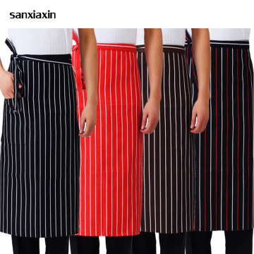 Wholesale Kitchen Cooking Aprons Work Dining Half-length Long Waist Apron Catering Chef Hotel Waiters Uniform Essential Supplies