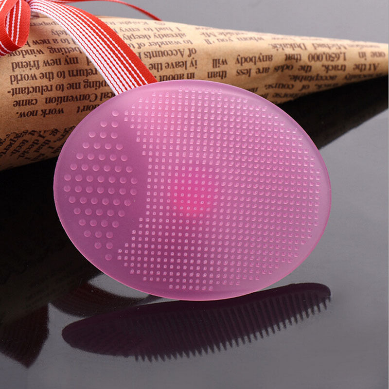 1Pc Facial Cleaning Pad Exfoliating Wash Face Skin Brush womens SPA Scrub make up Cleanser tools products Random color