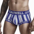 TAUWELL Men Boxer Briefs Sexy Underwear Striped Panties Low waist Male Underwear Boxer Shorts 2020 New Designed