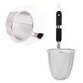 Stainless Steel Strainer Basket Wire Mesh Food Skimmer Colanders Strainers Kitchen Sieve for Pasta Dumpling Noodle Tools