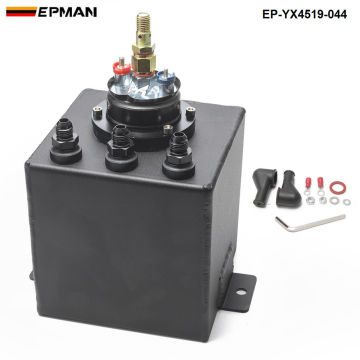 Universal 2L Aluminium Oil Catch Tank/Fuel Cell/Fuel Tank/Fuel Can with 044 Fuel Pump EP-YX4519-044