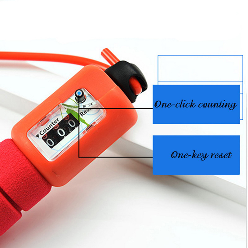 Professional Jump Rope with Electronic Counter 2.9m Adjustable Fast Speed Counting Skipping Rope Jumping Wire Workout Equipments