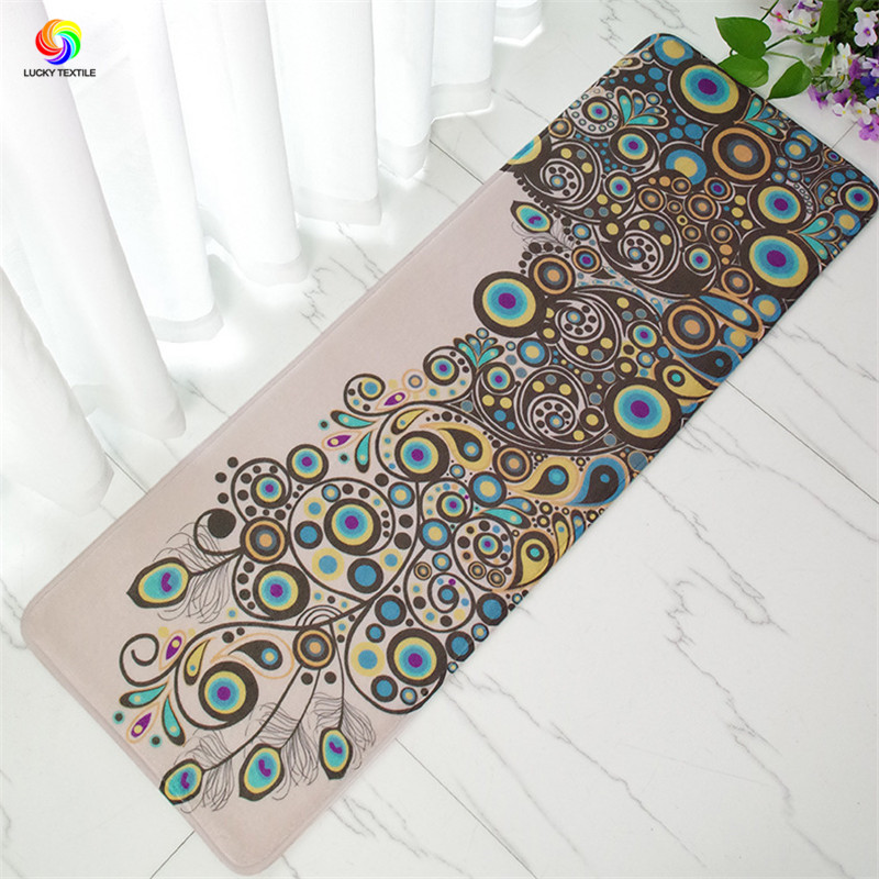 Wall Tiles Length Carpet Antiskid Kitchen Long Rug 40*120cm Cobblestone Floor Door Mat For Living Room Bedroom Tapis Home Decor