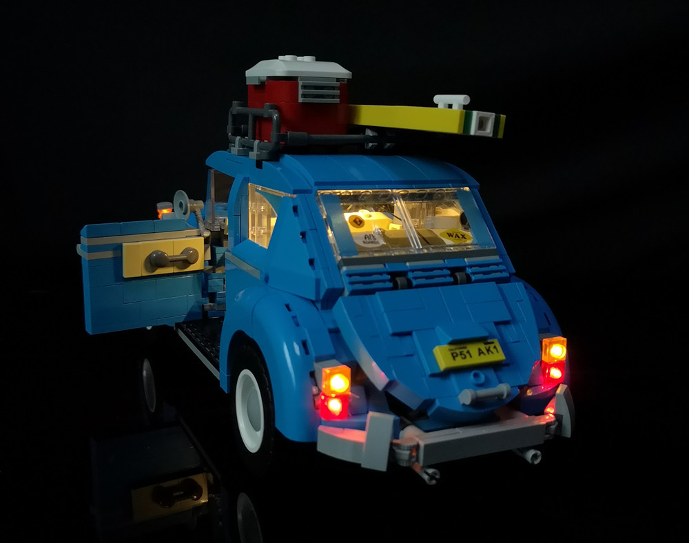 LED light up kit for 10252 Beetle model and 21003 ( car bricks set not included) only include light set