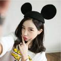 1 piece Fashion Women's 100% Woolen for Mouse Ears Hats Newfangled Cute Cat Big Ears Small cap Devil Beret half round shape