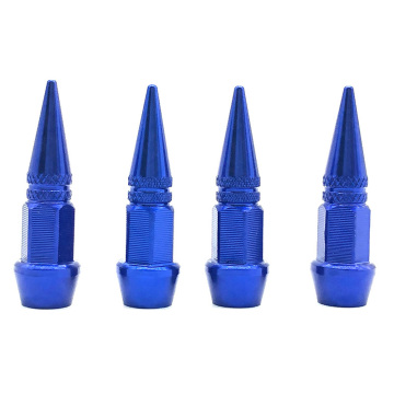 4PCS Creative Valve Caps Aluminum Alloy Bullet Valve Caps Car Universal Valve Caps Car Tire Spare Parts