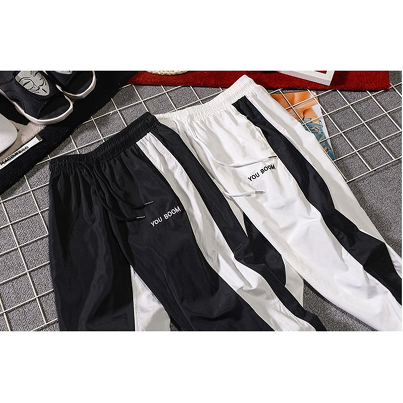 Summer New Men Casual Pants Japan Style Trend Male Drawstring Trousers Men's Street Hip Hop Sweatpants Students Skateboard Pants