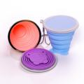 Camping Travel Cup Stainless Steel Silicone Retractable Folding Cups Telescopic Collapsible Coffee Cups Outdoor Sport Water Cup