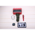 Outdoor equipment with paracord emergency survival box SOS Camping Hiking tools, equipment for Camping Hiking saw/fire