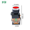 LA38 2 position 1NO /1NC with LED Indicator light 22mm Push Button Switch series High quality Knob switch