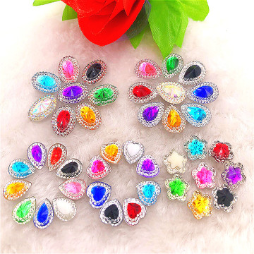 DIY Various Sizes and Quantities Resin Flat-bottom Rhinestone Jewelry Headwear Clothing Accessories