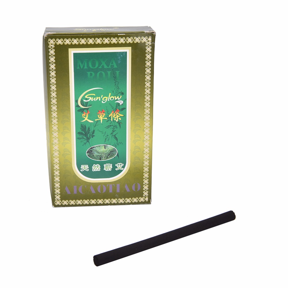 30pcs/box 0.7CM*12CM natural Chinese mugwort Smokeless Moxibustion Sticks Moxa Sticks