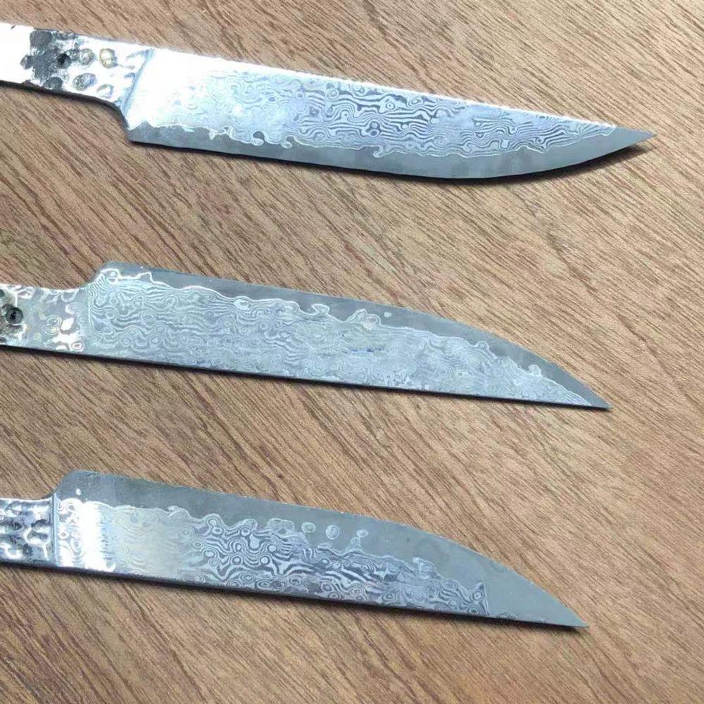 Sharp DIY chef knife 1 piece blank vg10 Damascus steel blade material semi-finished billet Japa