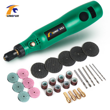 TUNGFULL Drill Wireless Mini Electric Nail Drill Cordless Rotary Tool For Jewelry Metal Charging Adjustable Speed Engraving Pen