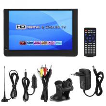 LEADSTAR 12inch 1080P Mini 16:9 LED Handheld DVB-T/T2 Digital Analog Portable TV Television Player for Home Car for EU Plug