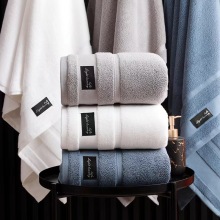 white hotel cotton bath hand face towel set