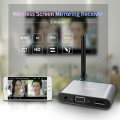 Mirascreen X6W Plus Wireless Miracast 5G 4K Display TV stick adapter 3 in 1 HD VGA AV 1080P wifi Display Receiver Dongle