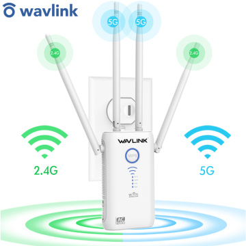 Wavlink Gigabit High Power Dual-Band AC1200 Wireless Wifi AP/Range Extender/Router with 4*5dBi High Gain Antennas Wider Coverage