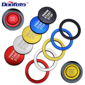 Arrival Car Styling Accessories Start Stop Engine Power Button Ring Sticker Fit For Toyota C HR Corolla Auris Prius Chr Cover