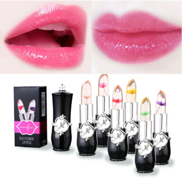 Creative Flower Lipsticks Jelly Temperature Change Lip Balm Long Lasting Moisturizing Lipstick Beauty Lips Makeup TSLM2