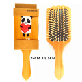 Natural Wood Colour Bamboo Comb Straight Hair Curly Hair Air Bag Massage Household Comb For Kids Baby Care Girl Hair Brush